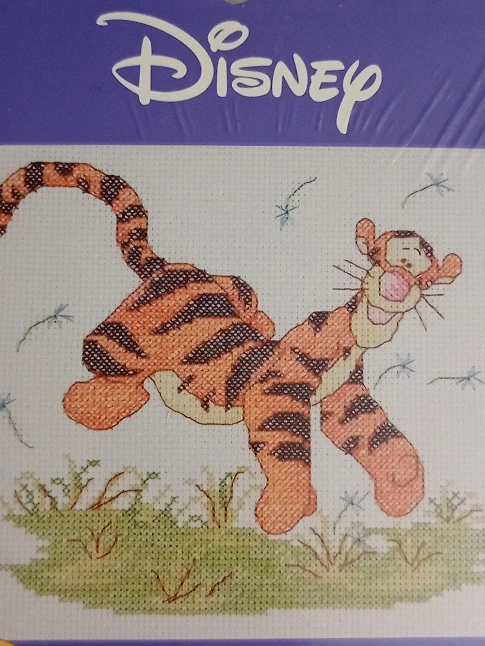 Janlynn Disney Tigger Watercolor Counted Cross Stitch Kit #1134-76 Vintage 2005